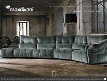 Tablet Screenshot of maxdivani.it
